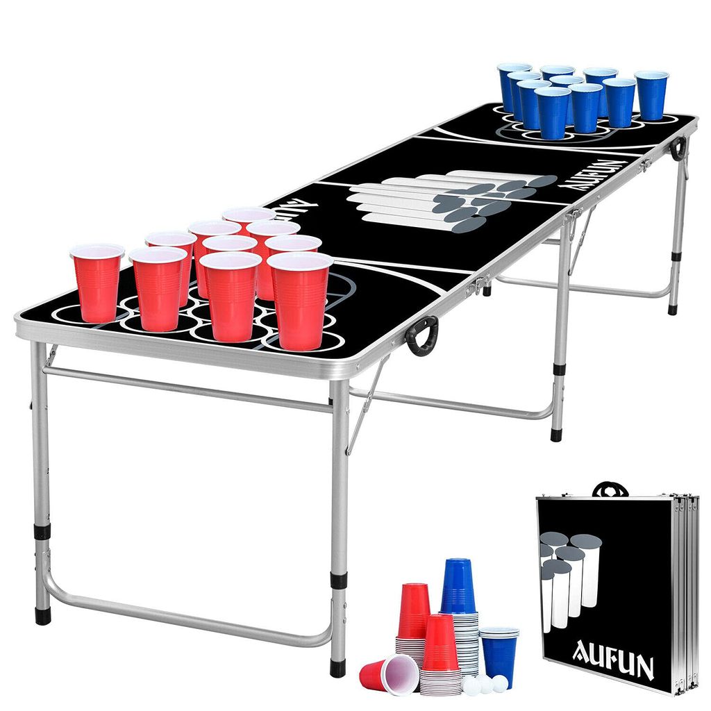 TRMLBE Bierpong Tische für Partys Beer Pong