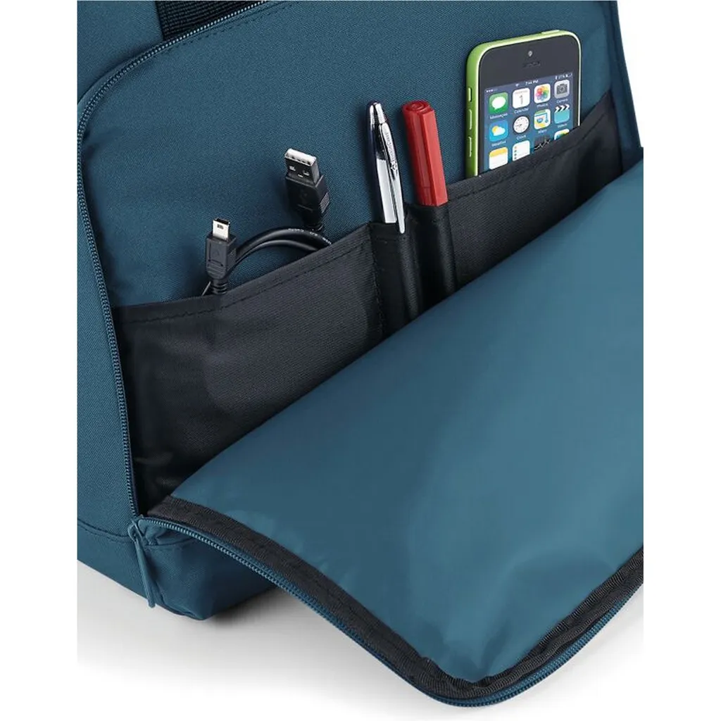 Zaino Roll Top Bagbase BC4978 Blu Avio - Pratico, Sicuro e Resistente - 3