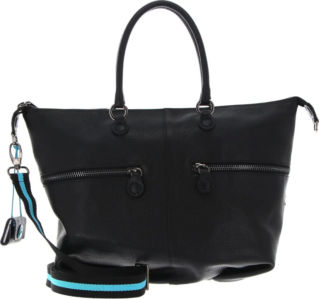 Sac Gabs G3 Plus TG Ruga Tasca Laterale en Cuir Noir avec Bandoulière