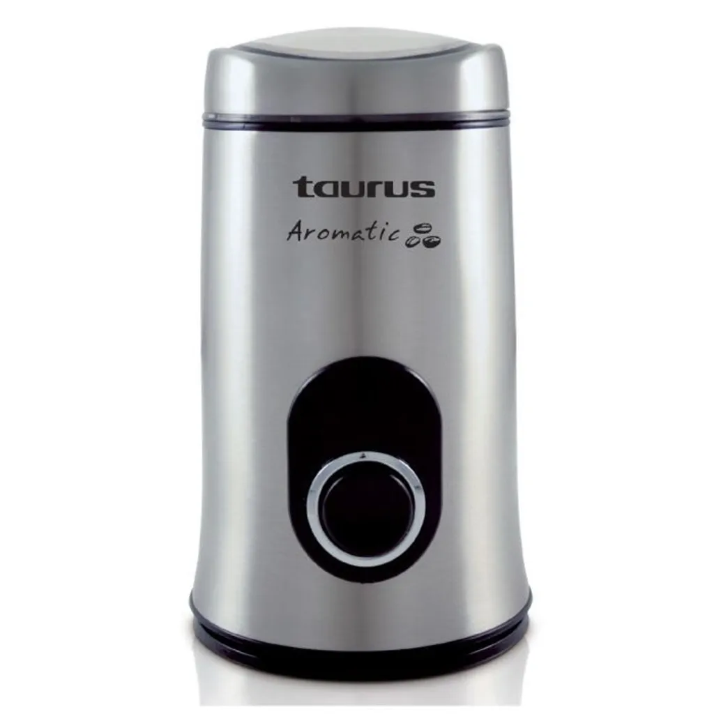 Moulin à café Aromatic Taurus 908503 avec Lames Inox et 150W de Puissance