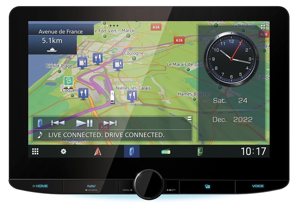 Kenwood Electronics DNR992RVS, Arabčina, Zjednodušená Obrázok produktu 