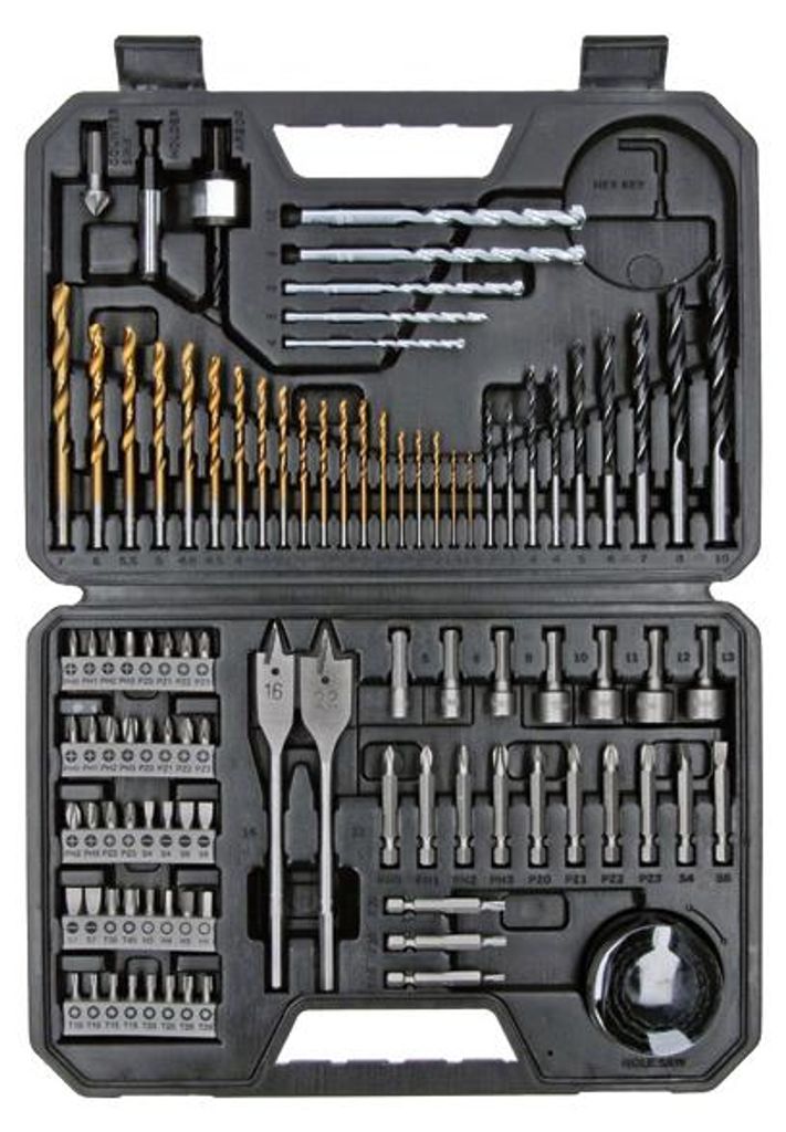 Gemischtes Bohr- und Schraubendreher-Set, 103-tlg. Produktbild 