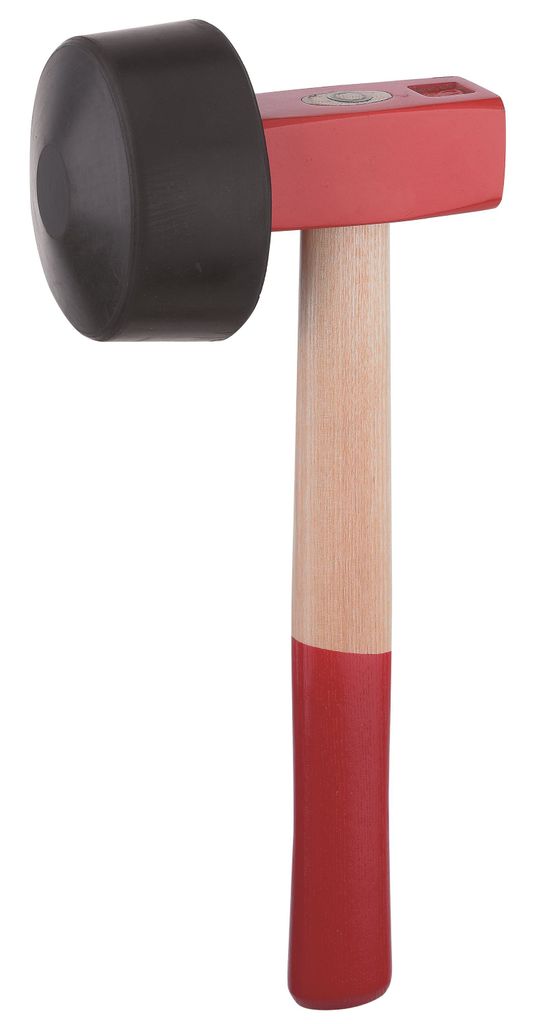 Ruthe Plattenlegerhammer mit rundem Wechselkopf, Produktbild 