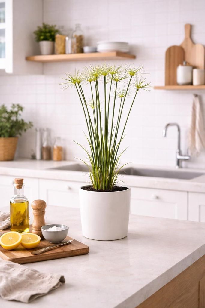 Erba di Cipro (Cyperus haspan), circa 60 cm – Papiro nano, Immagine del prodotto 