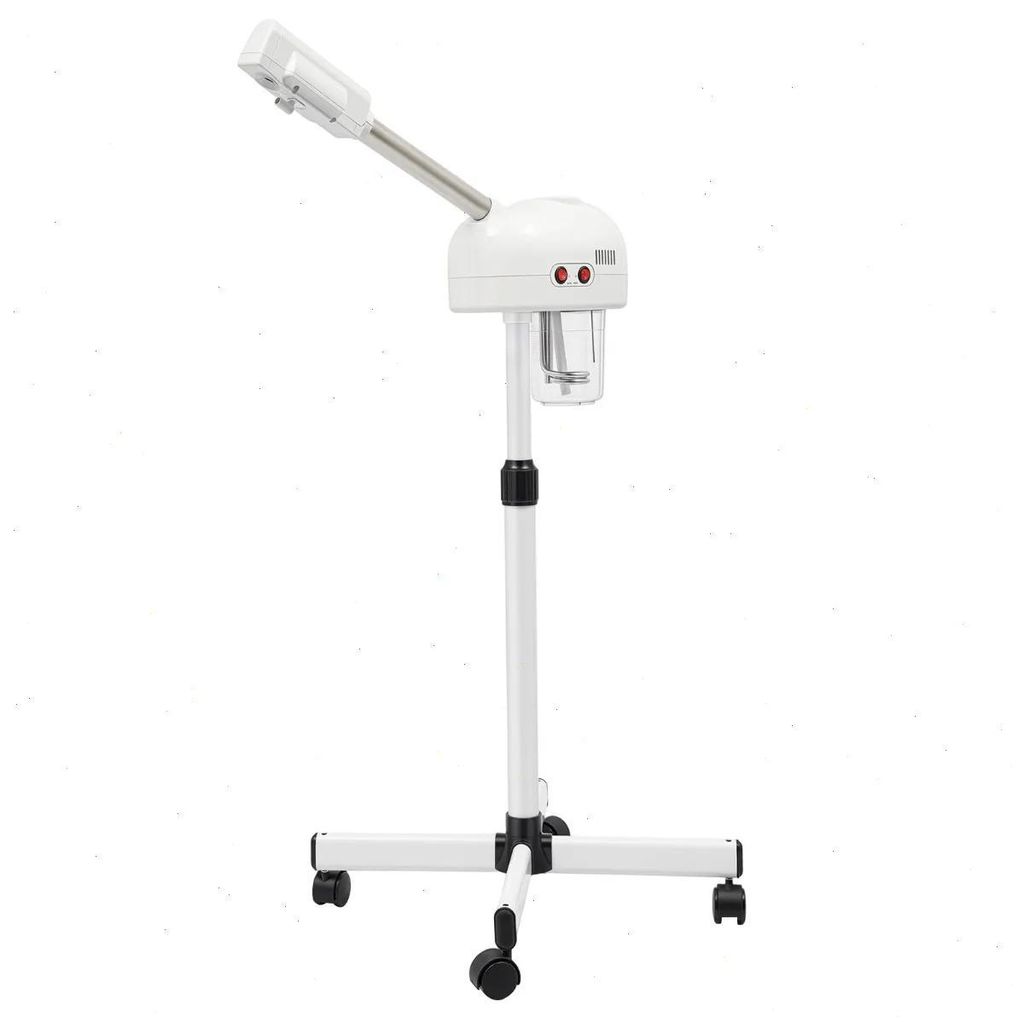 2-in-1 Gesichtsdampfer - Ozon Dampfgerät - Heißdampf 800 W - Höhenverstellbar 112–132 cm - 600 ml Wassertank - 220 V EU-Stecker - Für Zuhause...