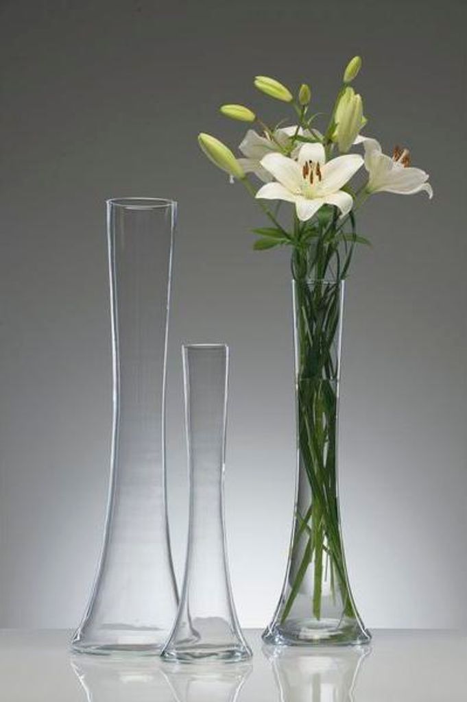 SANDRA RICH Solifleur Vase X-Form, Höhe: 180 mm, ø: 50 mm Produktbild 