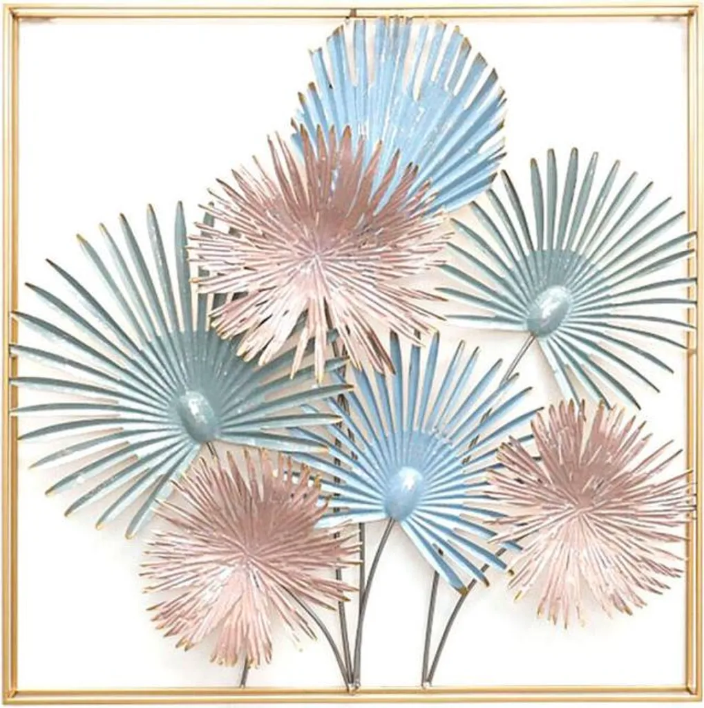 Décoration Murale pour Salon en Métal - Habillez vos Murs - 90x7x90 cm