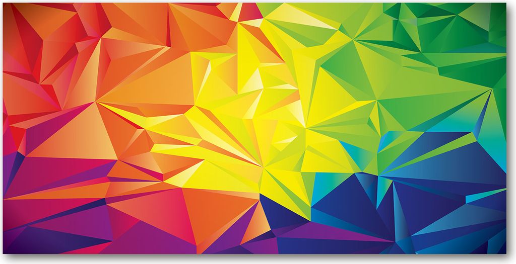 Tulup Leinwandbild - 140x70 cm - Wandkunst - Drucke auf Leinwand - Leinwanddruck - Kunst: modern & klassisch - Mehrfarbig - Abstraktes
