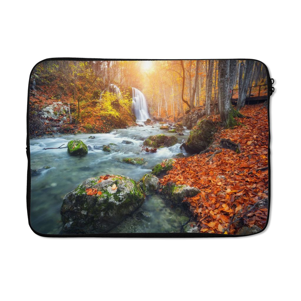 MuchoWow Laptop Hülle 13 Zoll Natur - Sonne - Herbst Laptoptasche - Laptophülle - Sleeve - Rundumschutz