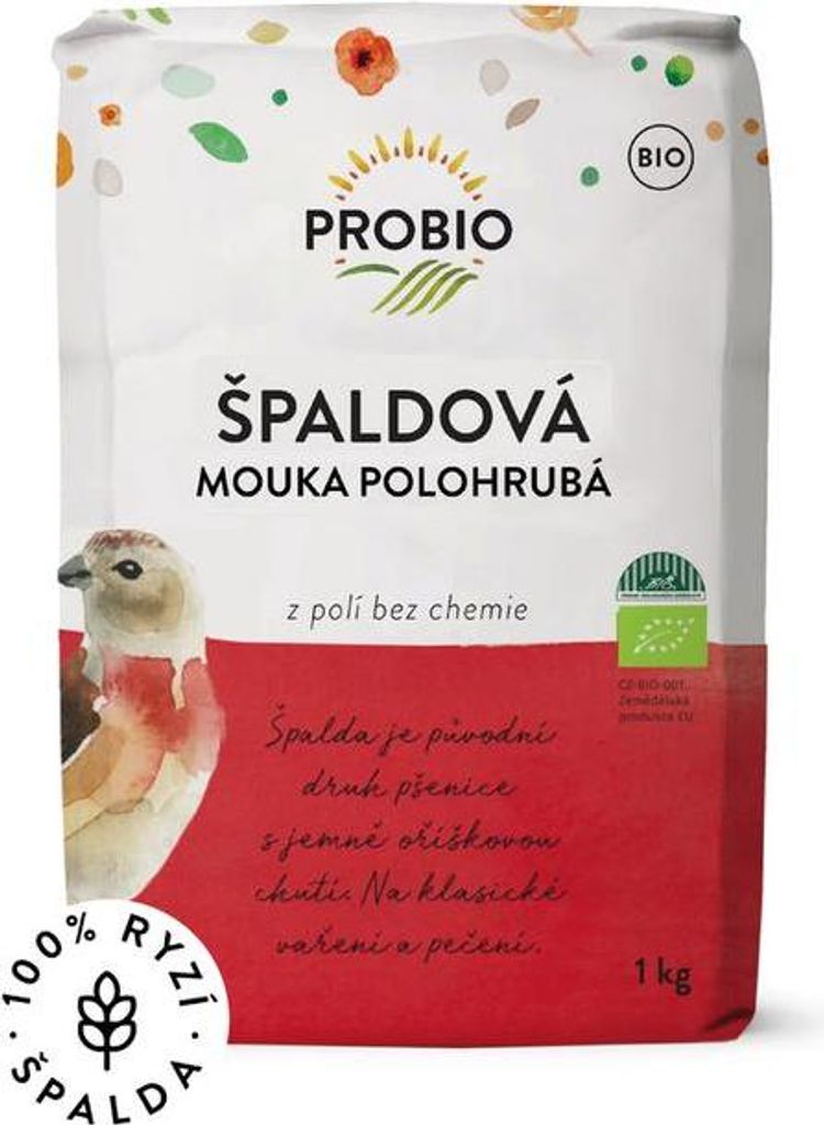 Mouka špaldová polohrubá BIO 1 kg PROBIO Obrázek produktu 