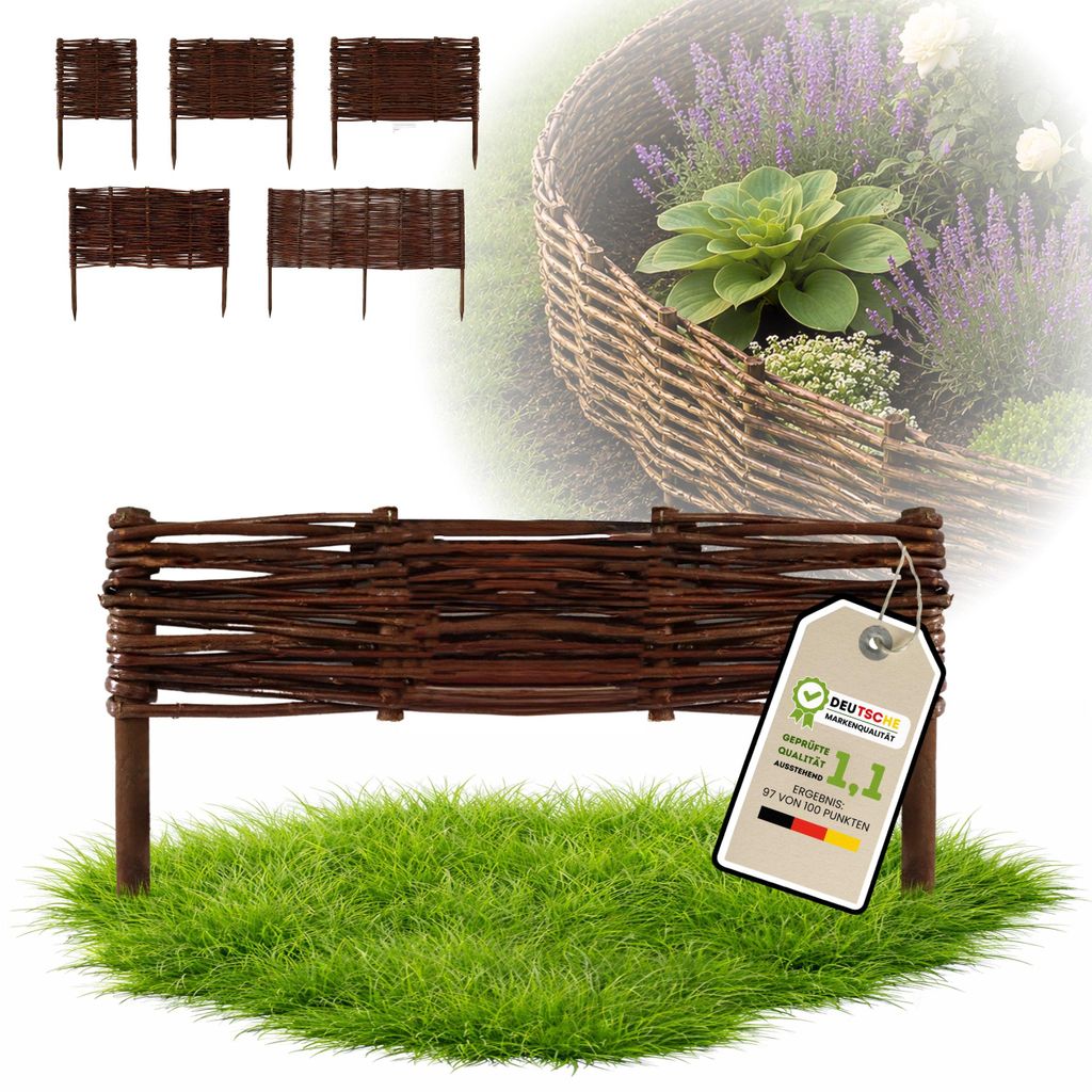 Floranica 1 kus Vrbový plot 10 cm x 50 cm – Zahradní plot z Obrázek produktu 