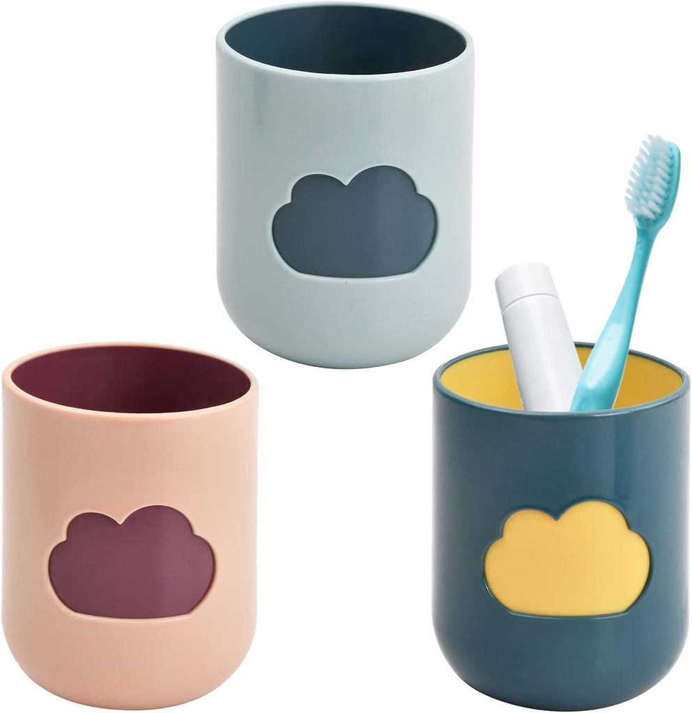 wiederverwendbare PP-Becher – niedlich – unzerbrechlich – für Reisen/Camping – Badezimmer