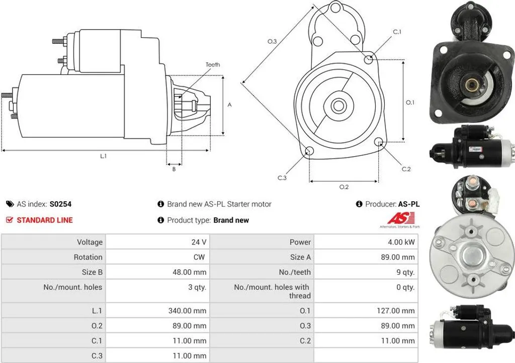 Élément filtrant S208H pour camions Unimog U1150L et U1650L robuste