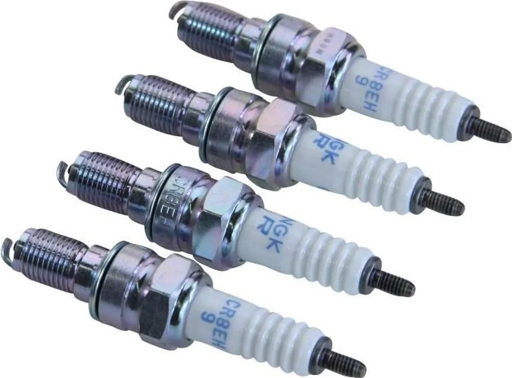 Bougie d'allumage NGK CR8EH-9 pack de 4 idéal pour stabiliser le ralenti