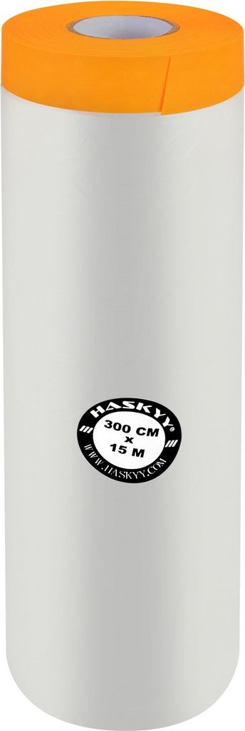 Abdeckfolie Malerfolie Baufolie 300cm x 15m Abdeckband Goldband Masker Tape