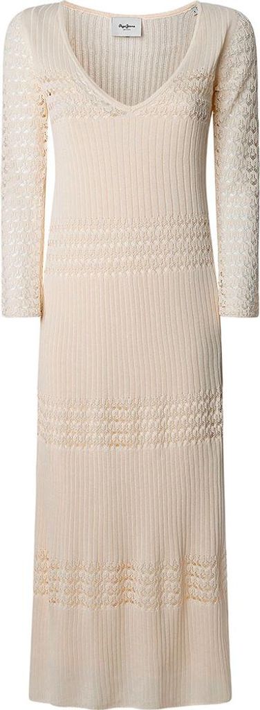 Pepe Jeans Paulina Kleid Beige M Damen Beige M