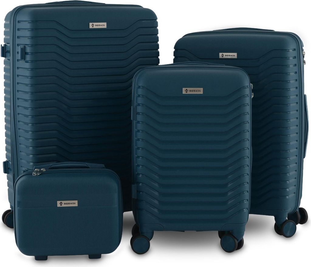 Berwin Reisekoffer Calma Ocean Petrol 4er Set MS-19781