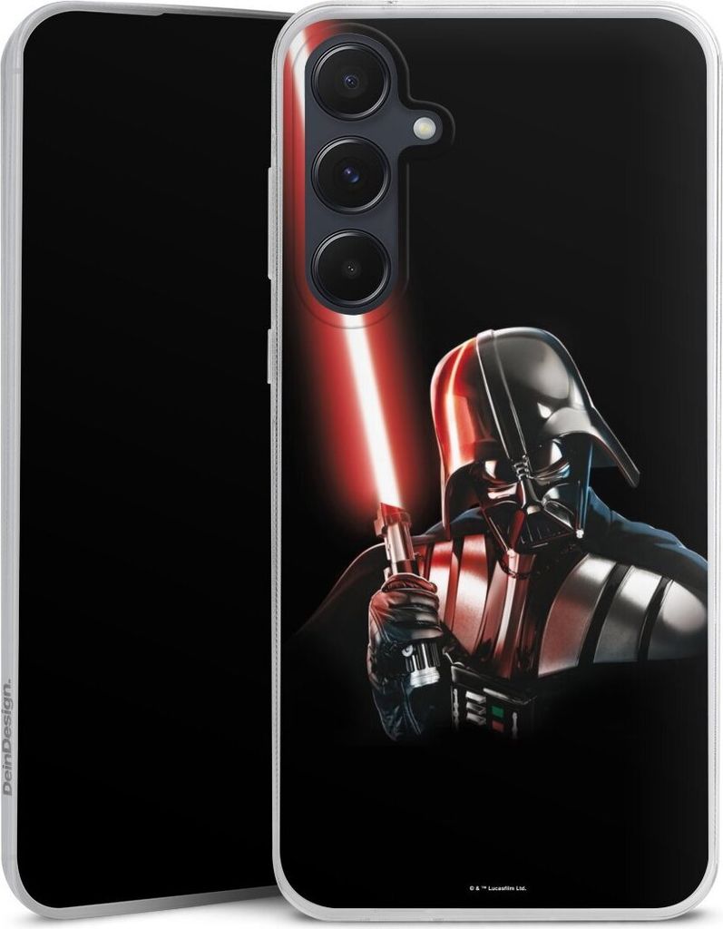 DeinDesign Slim Hülle für Samsung Galaxy A55 5G Silikon Case Ultra Dünn Handyhülle Darth Vader Fanartikel Star Wars
