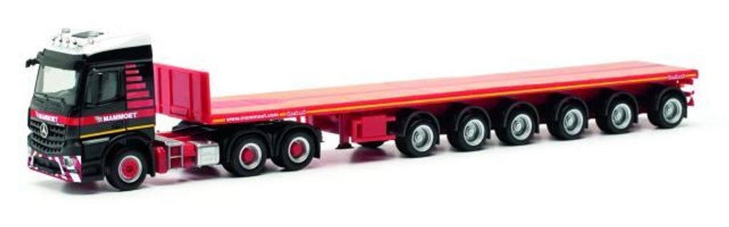 Herpa LKW MB Arocs Streamsp. Ballasttrailer-SZ Mammoet 317504