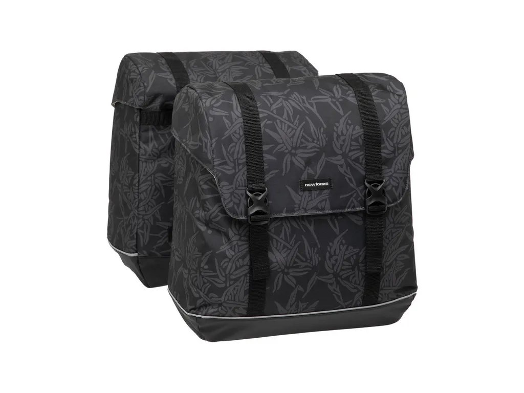Sacoche vélo ville et loisirs Nouveau Looxs Alba Bamboo Noir spacieuse