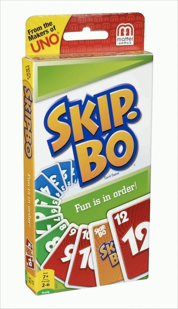 Mattel 523700 Skip-Bo, 2-6 Spieler, ca. 20 min, ab 7 Jahre Produktbild 