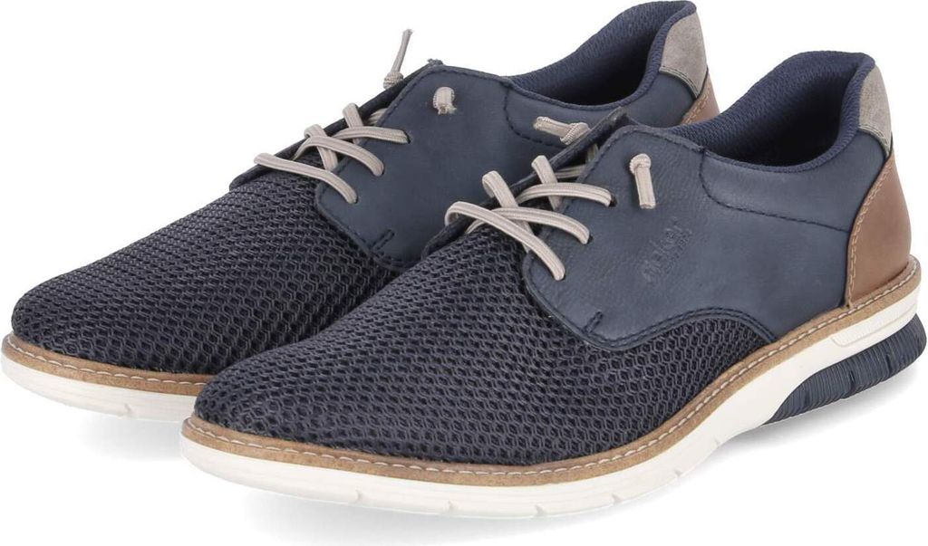 Rieker Sportliche Schnürschuhe Herren 31373633393734 Blau 41 EU