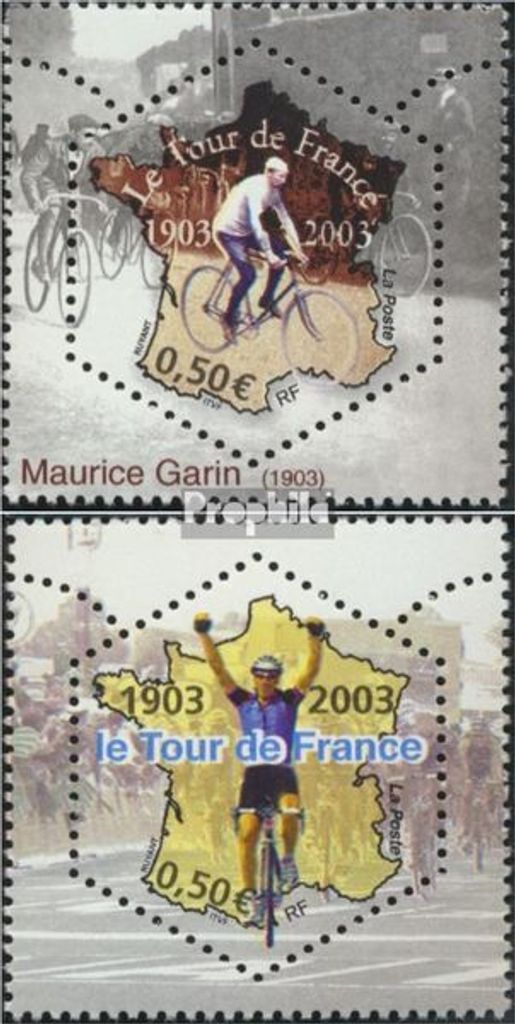 Briefmarken Frankreich 2003 Mi 3724-3725 (kompl.Ausg.) Produktbild 