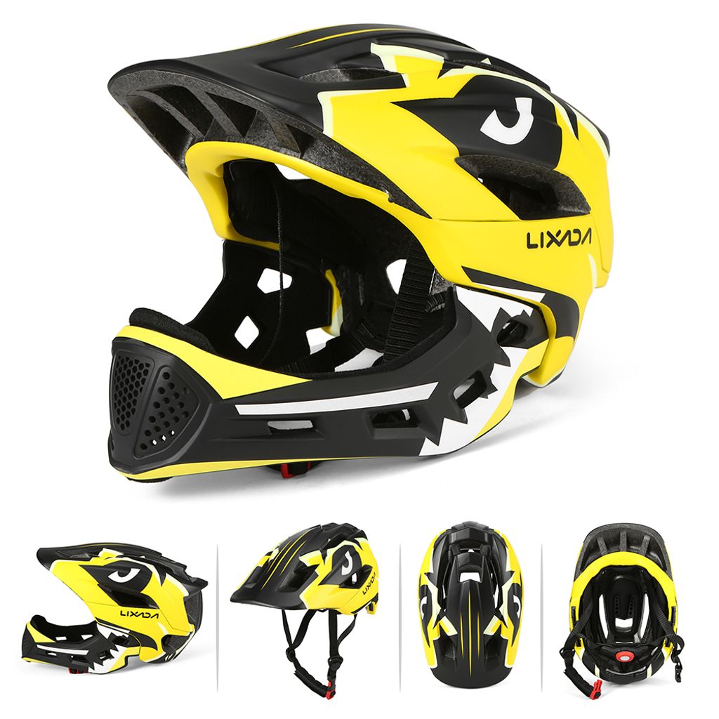 Abnehmbarer Integralhelm fuer Kinder, Sportschutzhelm fuer Fahrrad, Skateboard, Rollschuhlaufen