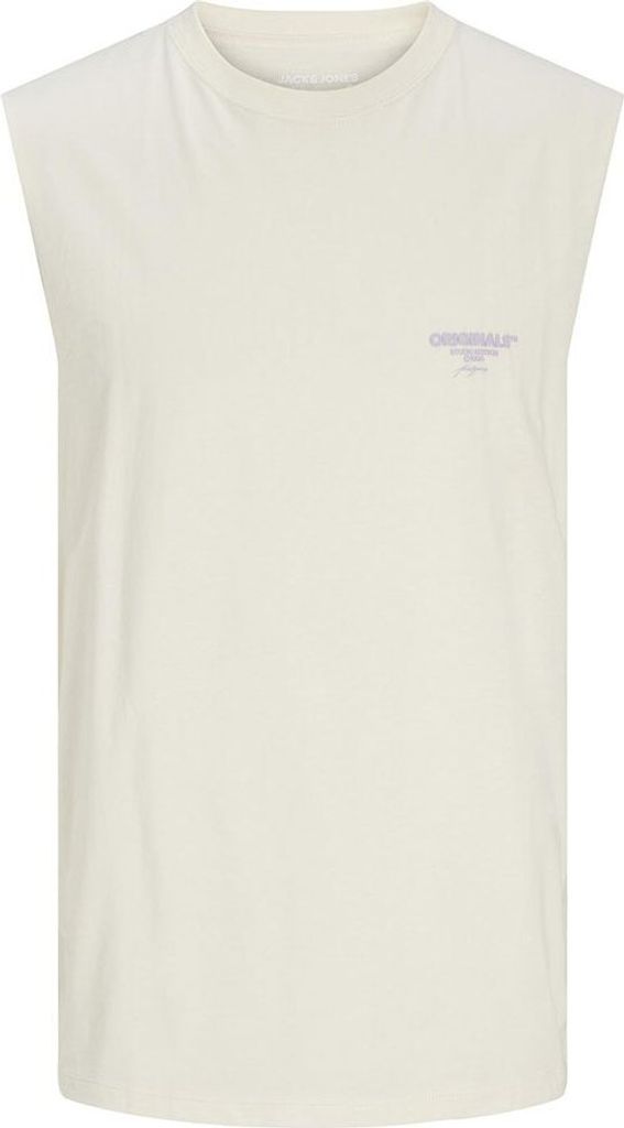 Jack & Jones Bora Oversize ärmelloses T-shirt Beige M Mann Beige M