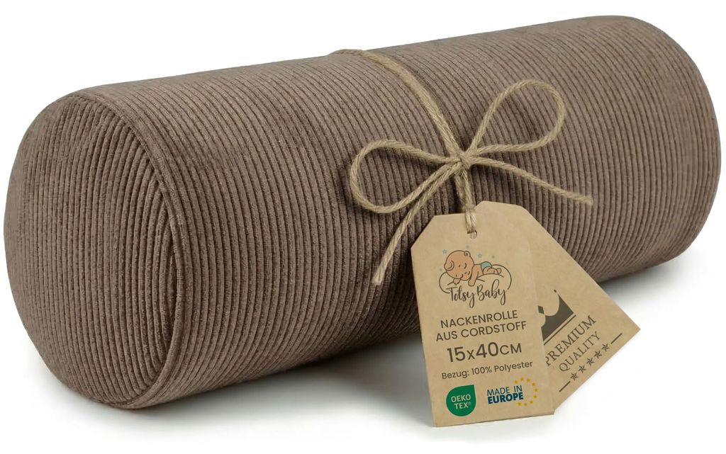 Valček pod krk s poťahom vankúš pod šiju a kolená mäkký Obrázok produktu 