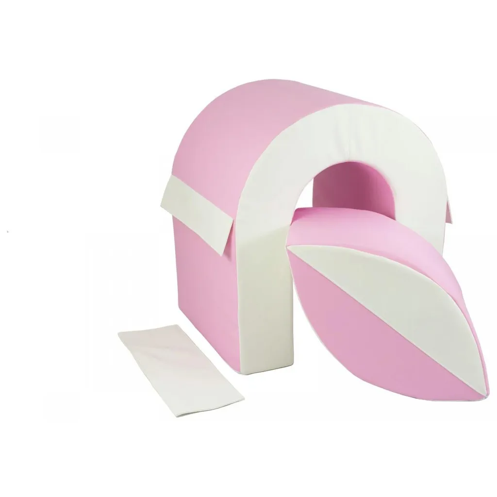 Set de 2 blocs de yoga blanc et rose pour étirements et souplesse