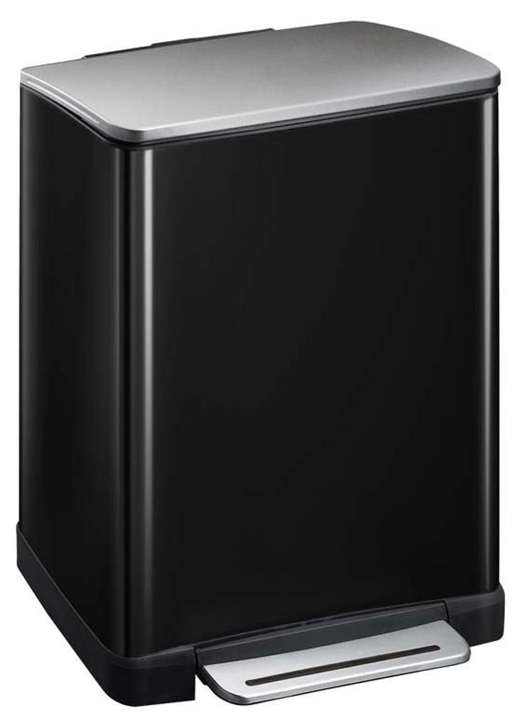 EKO - E-Cube Treteimer 50 Liter - Stainless steel Plastic  Produktbild 
