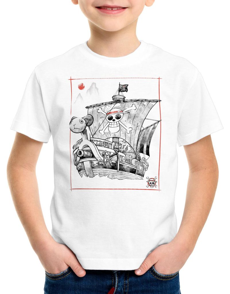 style3 Going Merry Sumi-E T-Shirt für Kinder