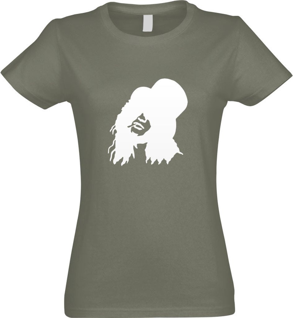 Kiwistar - T-Shirt tailliert - Damen - Olive - Rockmusiker Rockband - mit Motiv Bedruckt - Funshirt Design - Sport - Freizeit - Damen - XXL