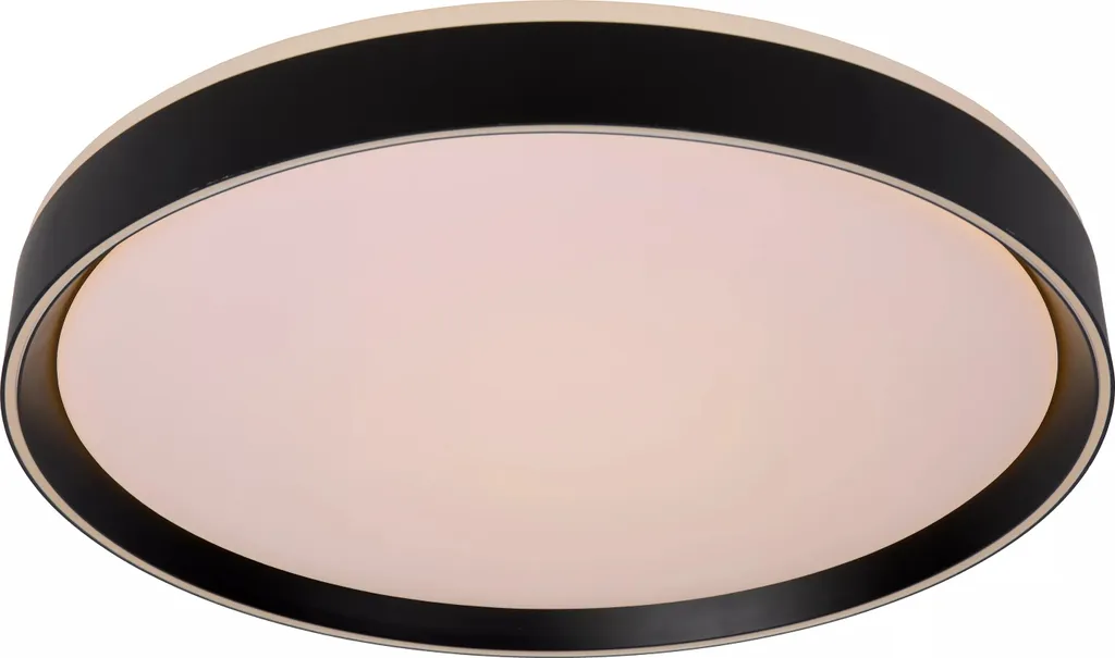Plafonnier LED 36W Noir NURIA 50 cm : Fini les Pièces Sombres chez Vous