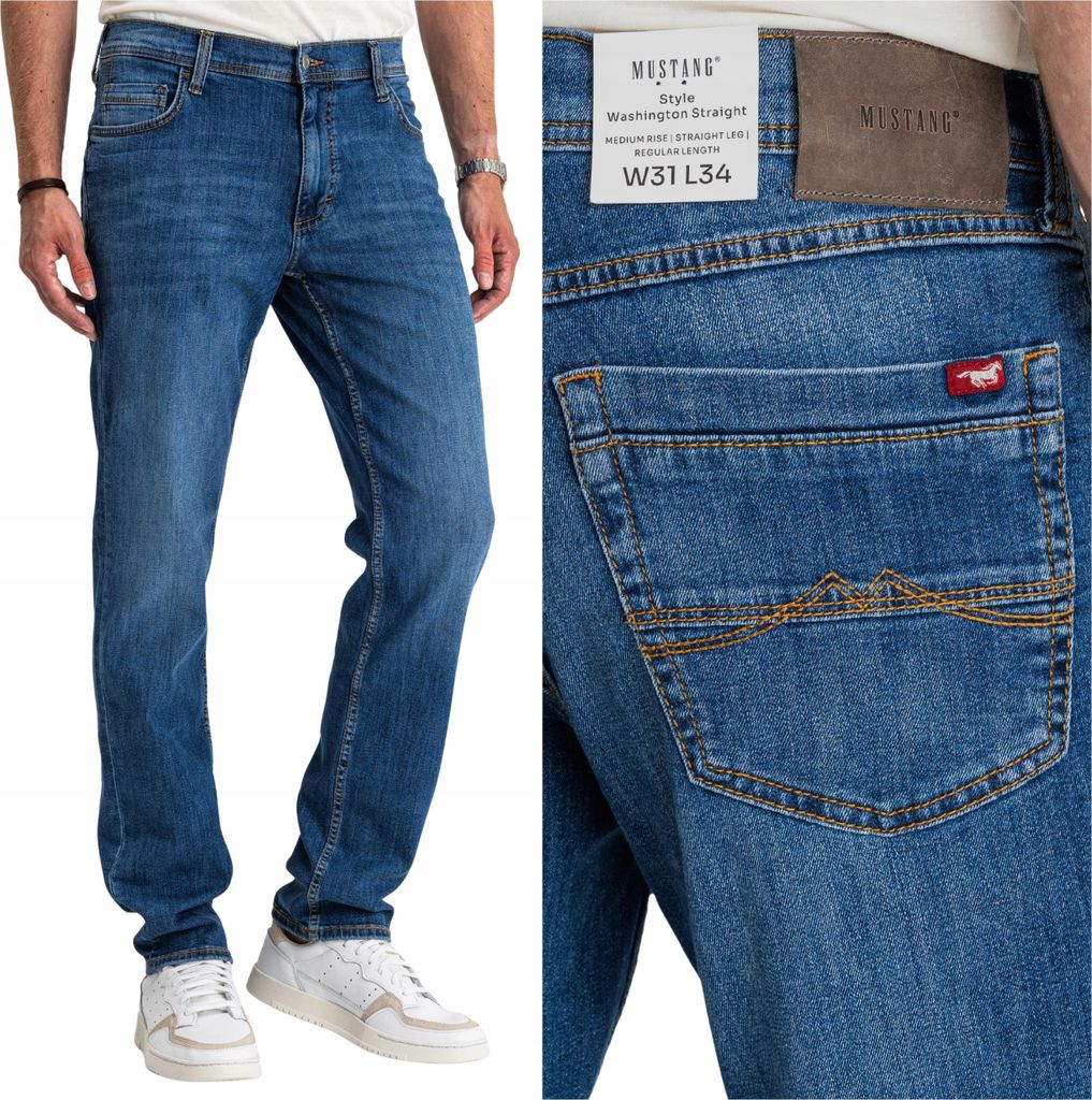MUSTANG | Washington Straight | Jeans da uomo, taglio Immagine del prodotto 