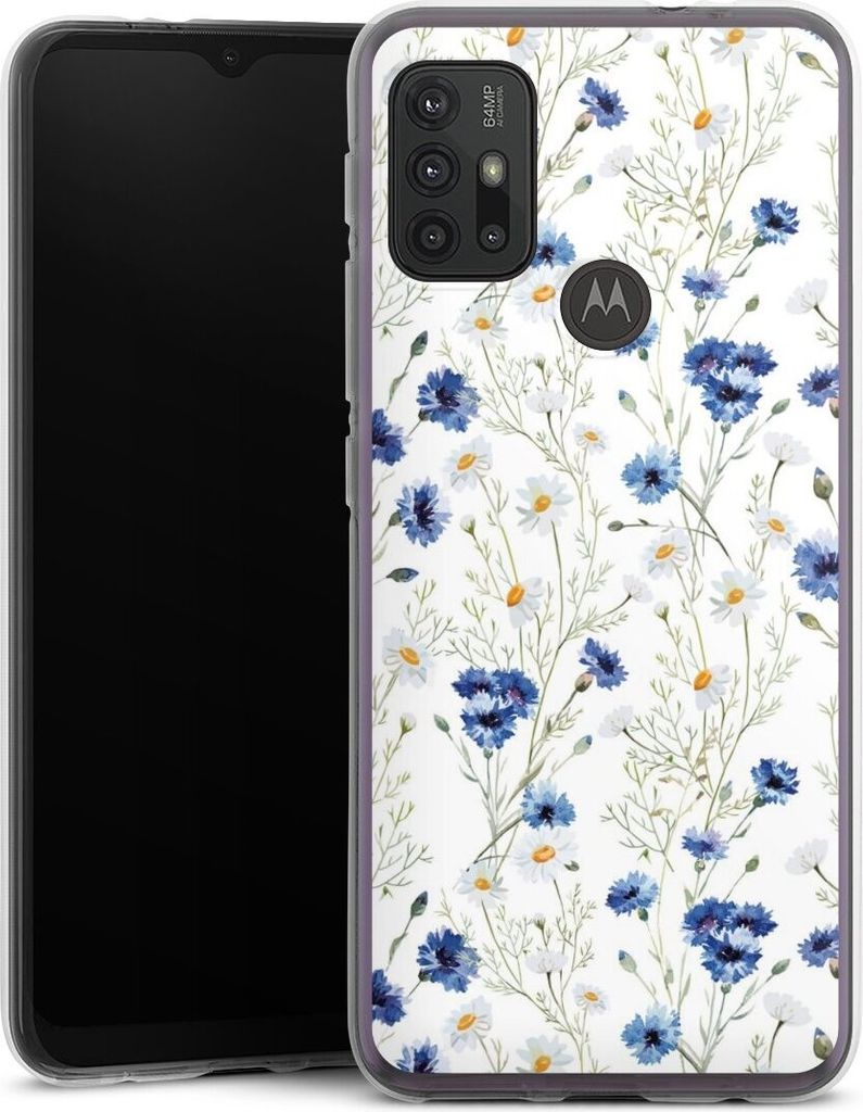 DeinDesign Handyhülle für Motorola Moto G30 Silikon Hülle Case Smartphone Schutzhülle Blume Blumen Muster