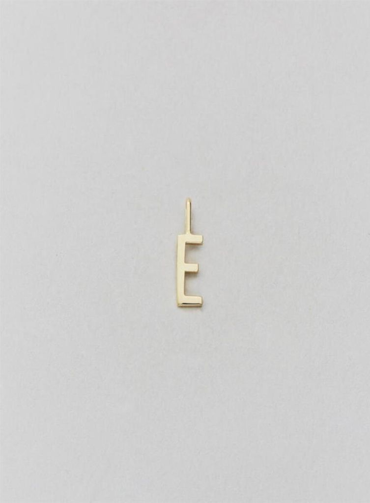 Design Letters - Anhänger "E" Gold