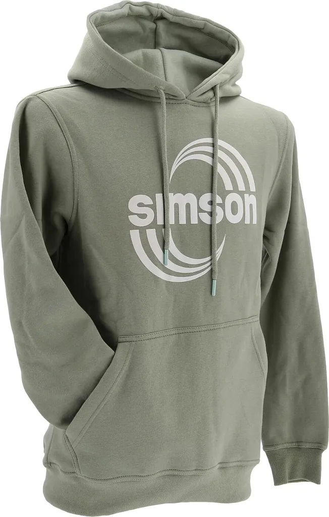 Hoodie Simson Cross sauge pour homme et femme, taille S avec poche