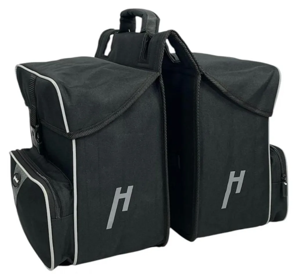Sacoche Vélo 33L Flexible Haberland Black Line 3.0 avec Fixation Rapide