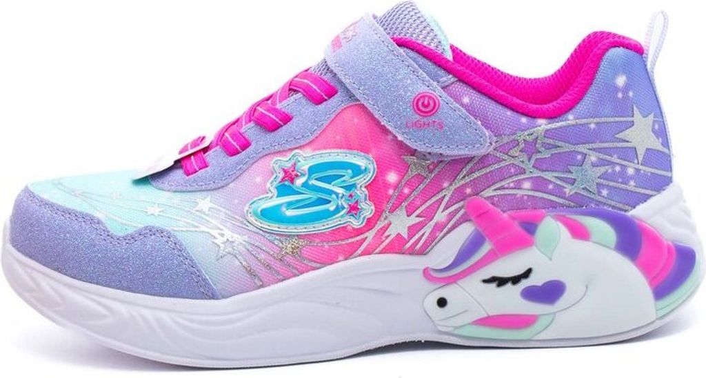 Skechers Unicorn Dreams Wishful Magic Turnschuhe Ohne Schnürsenkel Lila EU 35 1/2 Junge Lila EU 35 1/2