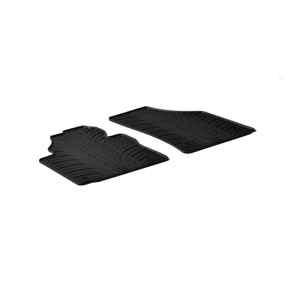 Tapis caoutchouc avant pour utilitaire VW Caddy - Modèles 2004-2020