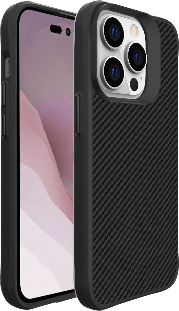 Cover Rinforzata iPhone 14 Pro imoshion | Carbonio Ibrido Nero