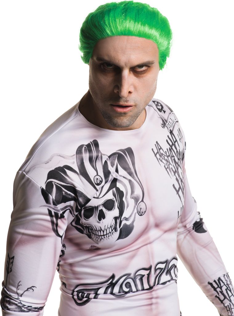 Suicide Squad Joker-Perücke - Einheitsgröße Produktbild 
