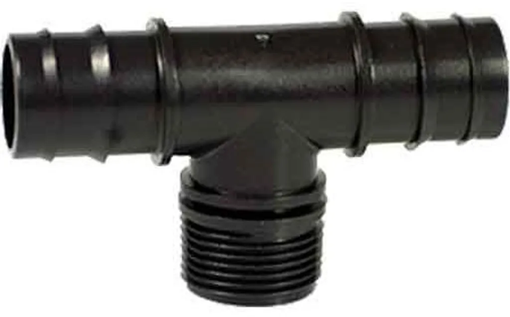 Raccordement pour tuyau 16 mm et filetage 1/2" pour arrosage de potager