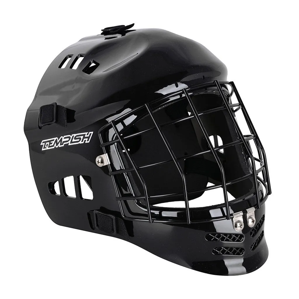 Masque floorball Tempish Hector Jr SR robuste et réglable en noir - 6