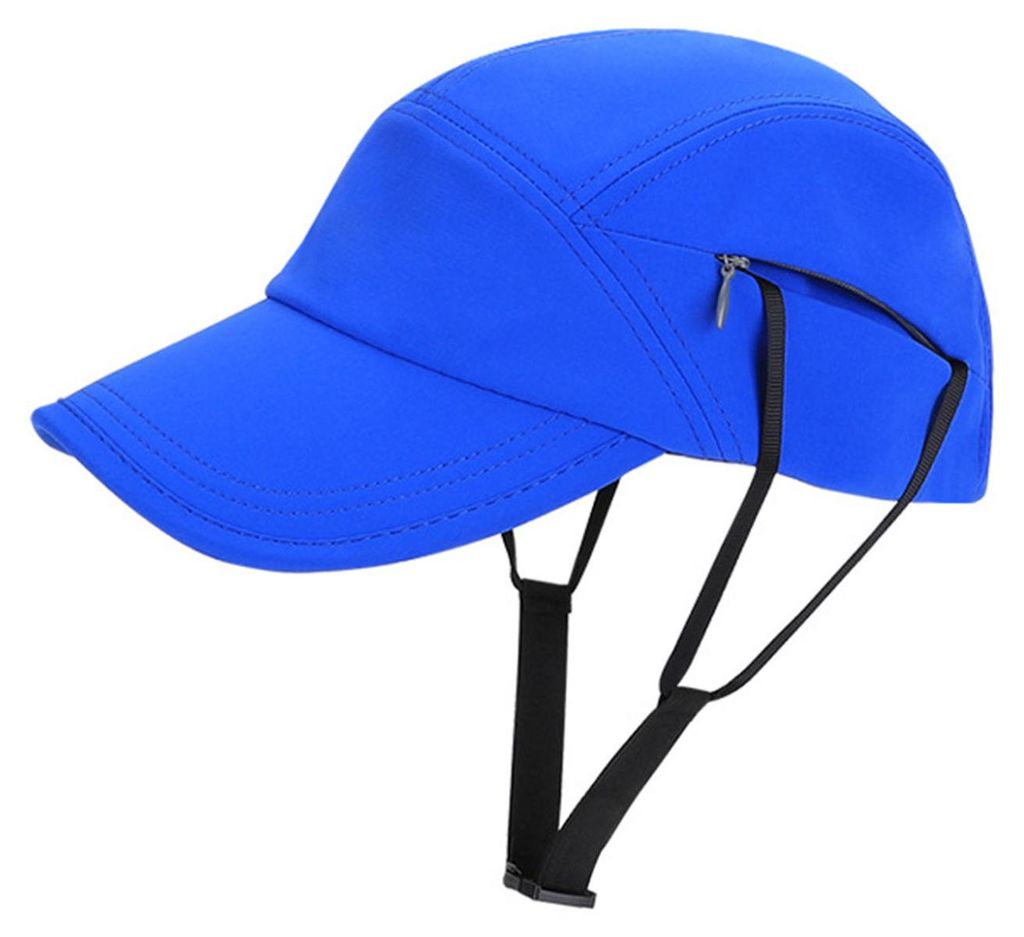 Sonnenhut mit verstellbarem Kinnriemen, verlängerter Krempe, Baseballkappe, UV-Schutz, winddicht, Outdoor-Reisehut, Reithut
