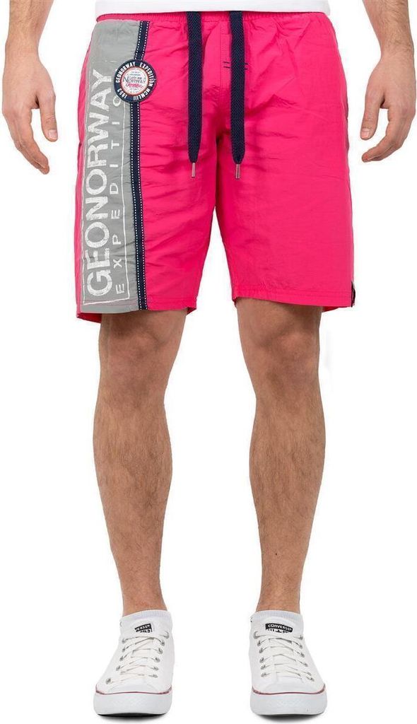 Geo Norway Herren Regular Fit Shorts qweenishi Fluo Pink S