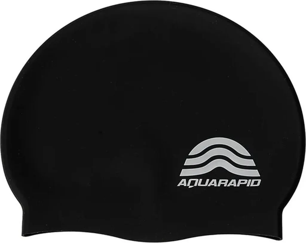 Aquarapid Cuffia Lhair Silicone Nero - Comfort e Prestazione in Piscina