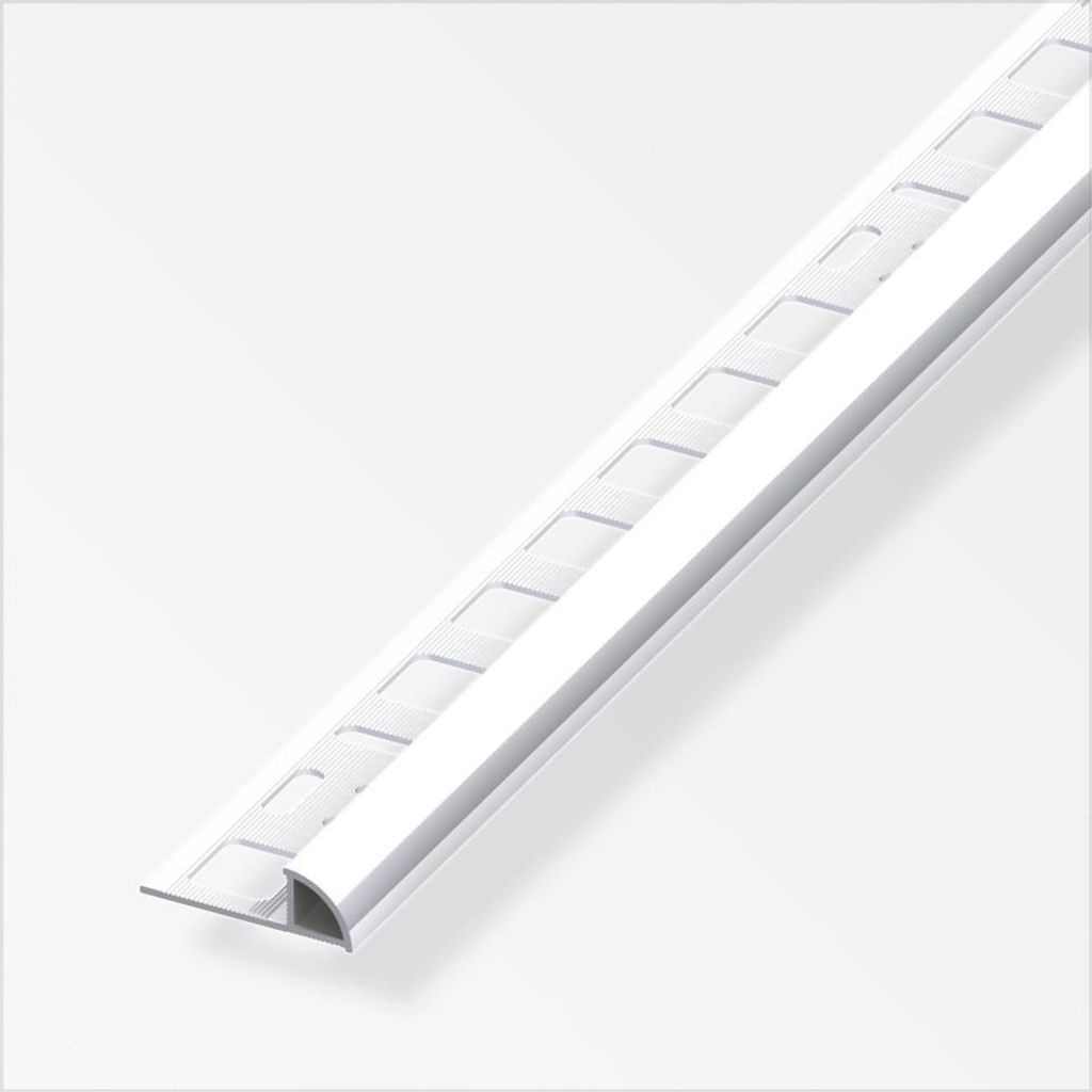 alfer Viertelkreisprofil Aluminium Chrom-Optik